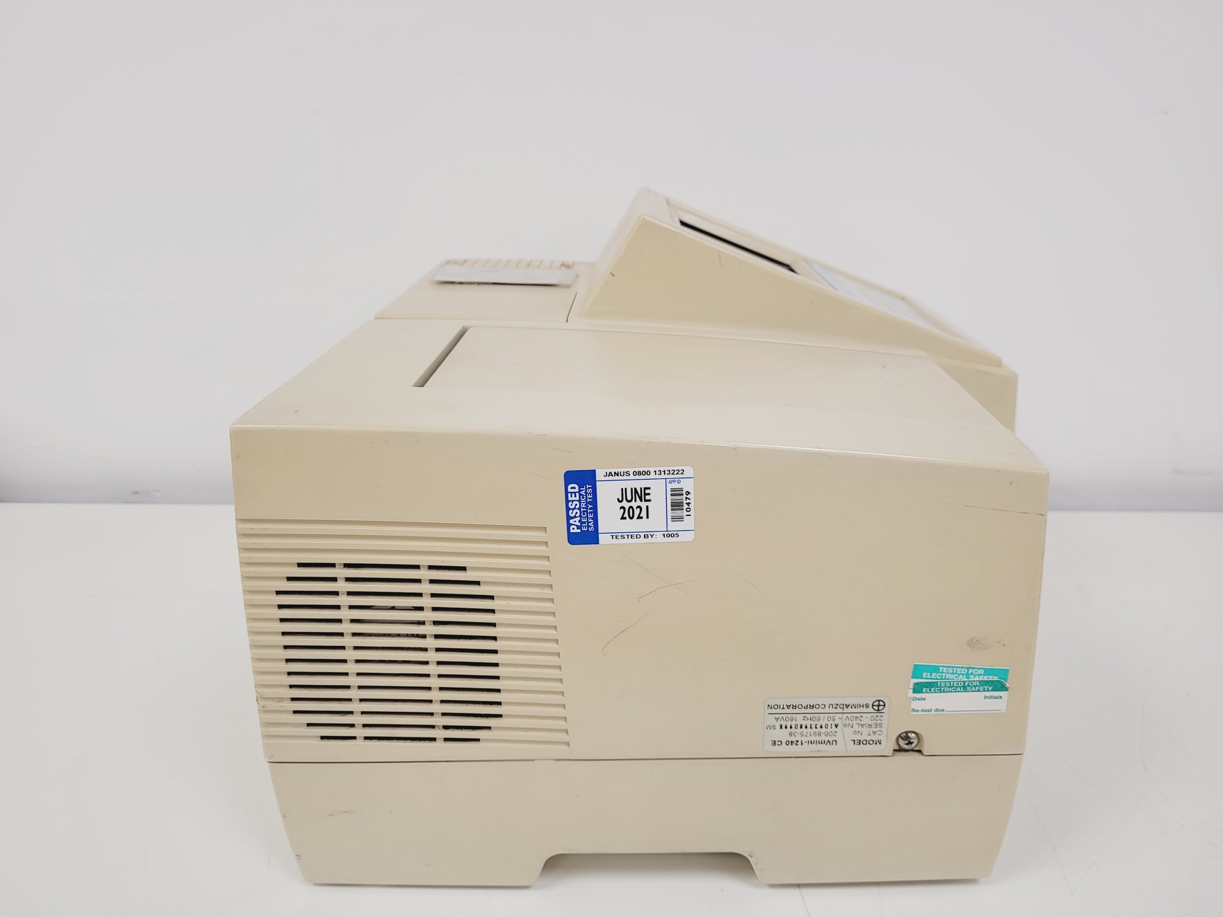 Image of Shimadzu UV mini 1240 UV-VIS Spectrophotometer W/ Epson LX-300+ printer