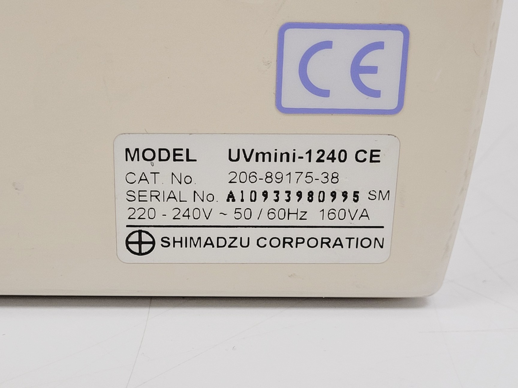 Image of Shimadzu UV mini 1240 UV-VIS Spectrophotometer & Epson LX-300+ Printer Lab