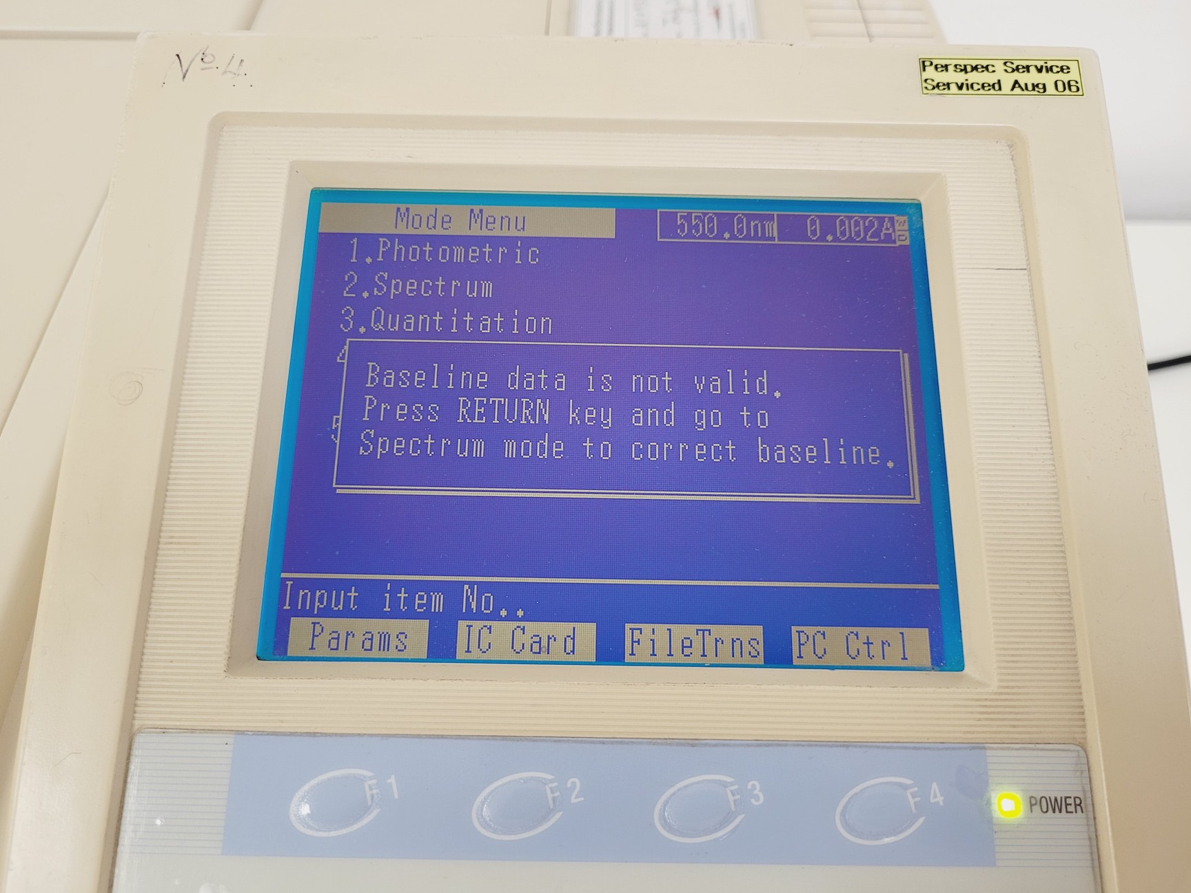 Image of Shimadzu UV mini 1240 UV-VIS Spectrophotometer & Epson LX-300+ Printer Lab