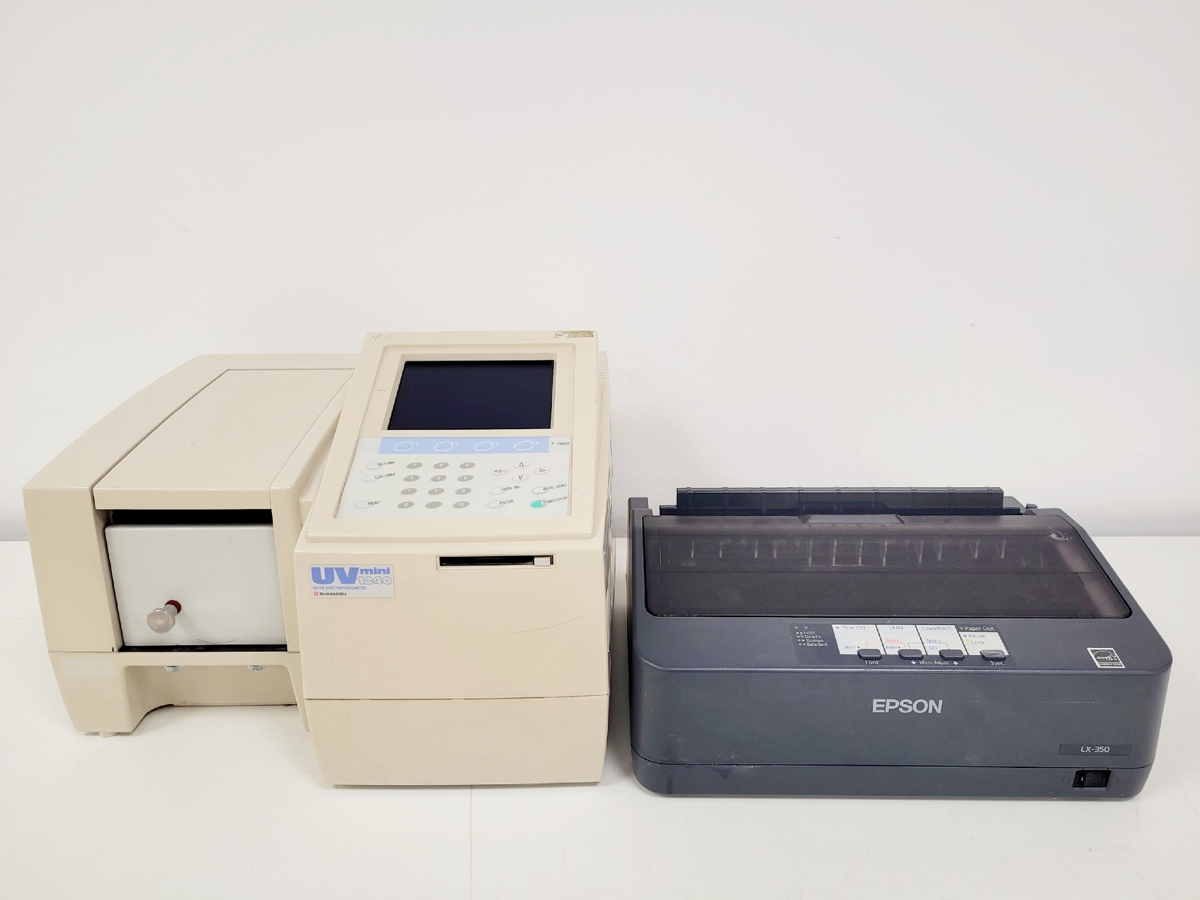 Image of Shimadzu UV mini 1240 UV-VIS Spectrophotometer W/ Epson LX-350 Lab