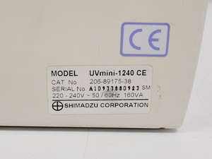 Thumbnail image of Shimadzu UV mini 1240 UV-VIS Spectrophotometer W/ Epson LX-350 printer