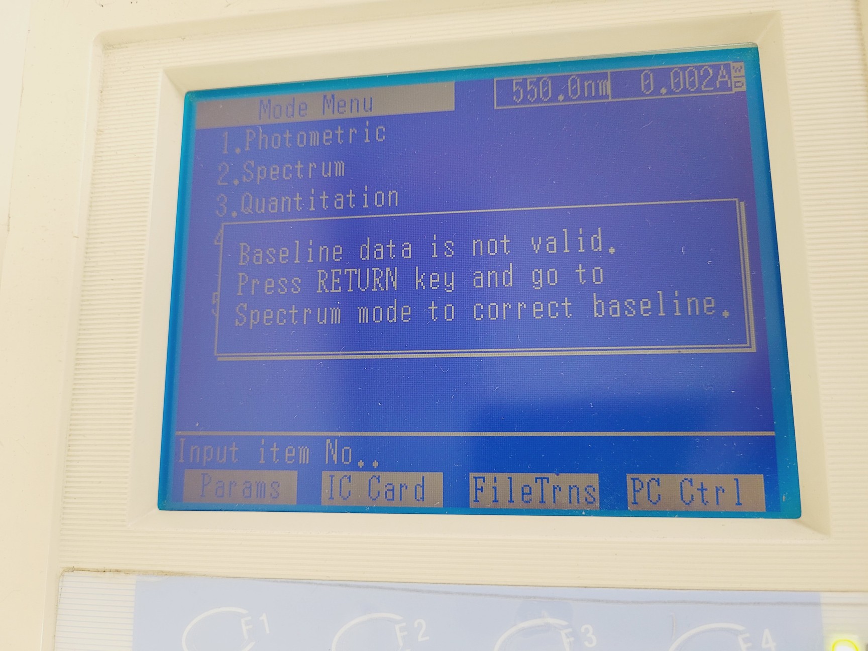 Image of Shimadzu UV mini 1240 UV-VIS Spectrophotometer W/ Epson LX-350 printer