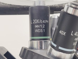 Thumbnail image of HIPROVE XD-202 Inverted Biological Microscope w/ 4 x Objectives - Spares/Repair