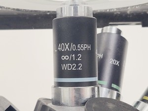 Thumbnail image of HIPROVE XD-202 Inverted Biological Microscope w/ 4 x Objectives - Spares/Repair