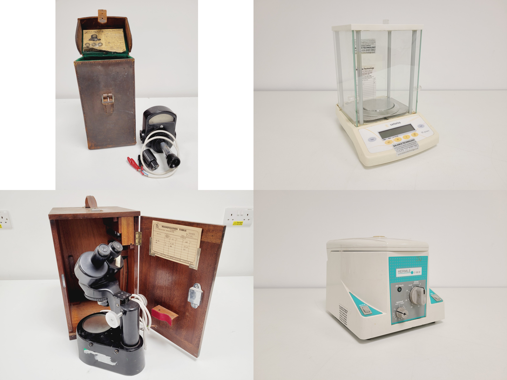 Image of Mixed Job Lot of Laboratory Equipment - Oxford, PYE, Heraeus, Philip