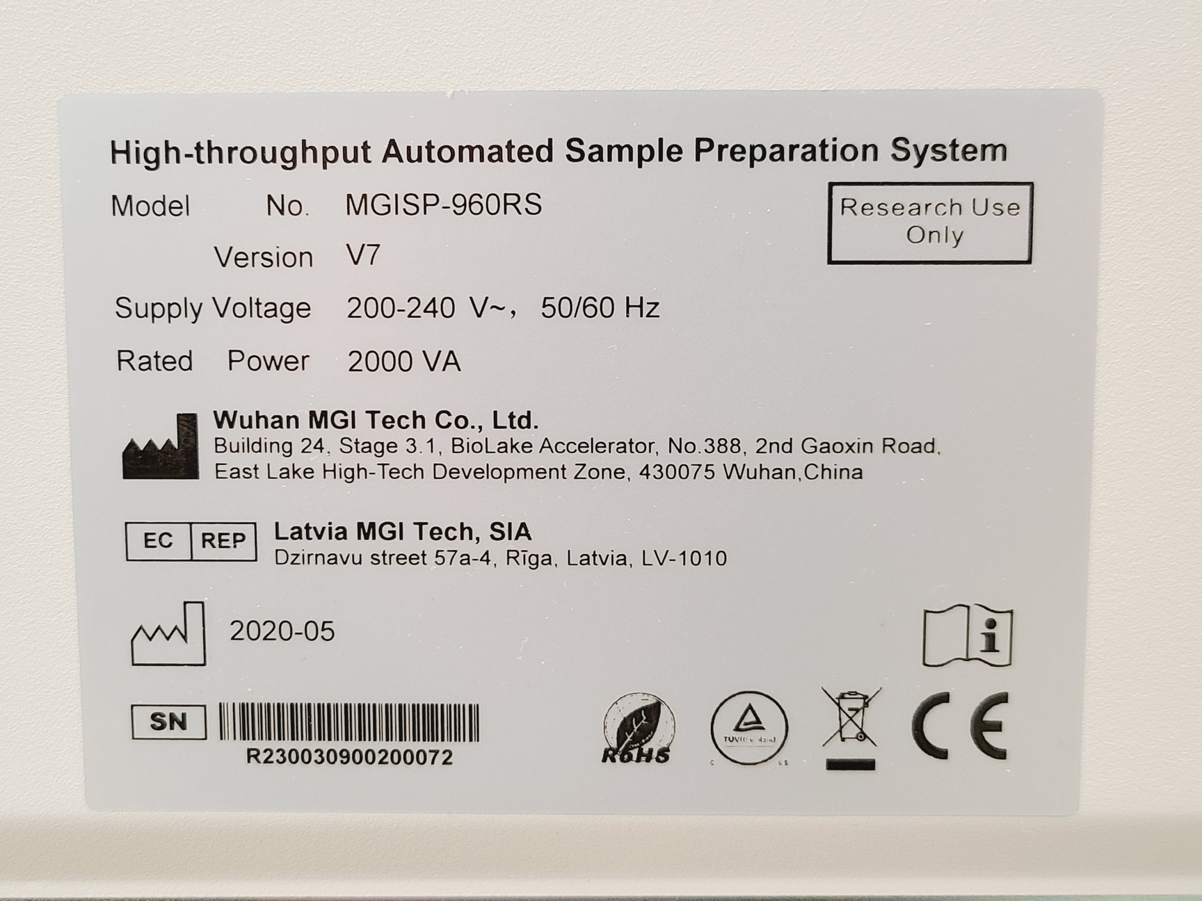 Image of MGISP-960 High-Throughput Automated Sample Preparation System