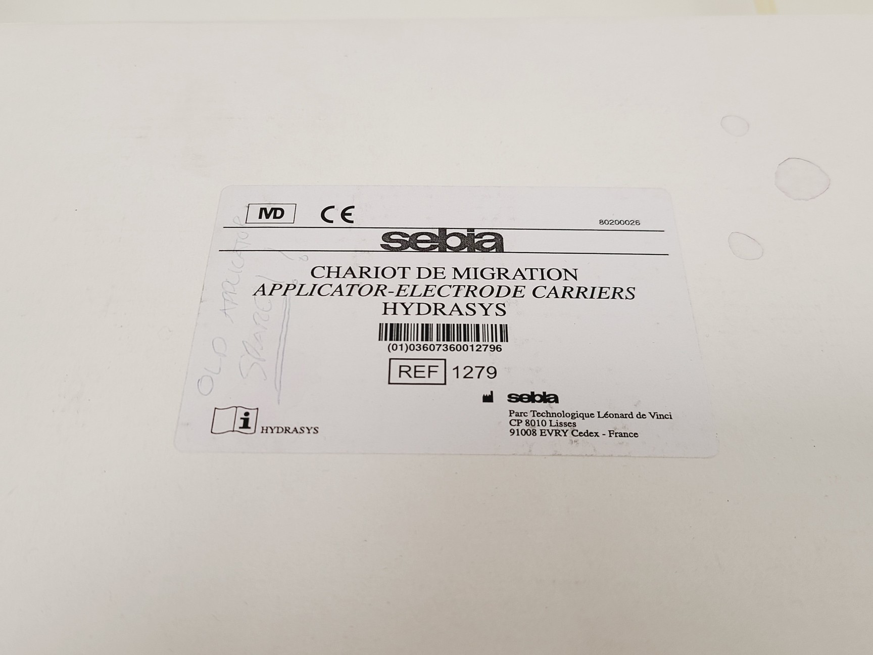 Image of Sebia Hydrasys Focussing Agarose Gel Electrophoresis System w/ Accessories Lab