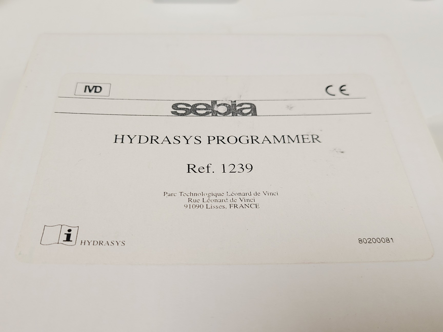 Image of Sebia Hydrasys Focussing Agarose Gel Electrophoresis System w/ Accessories Lab