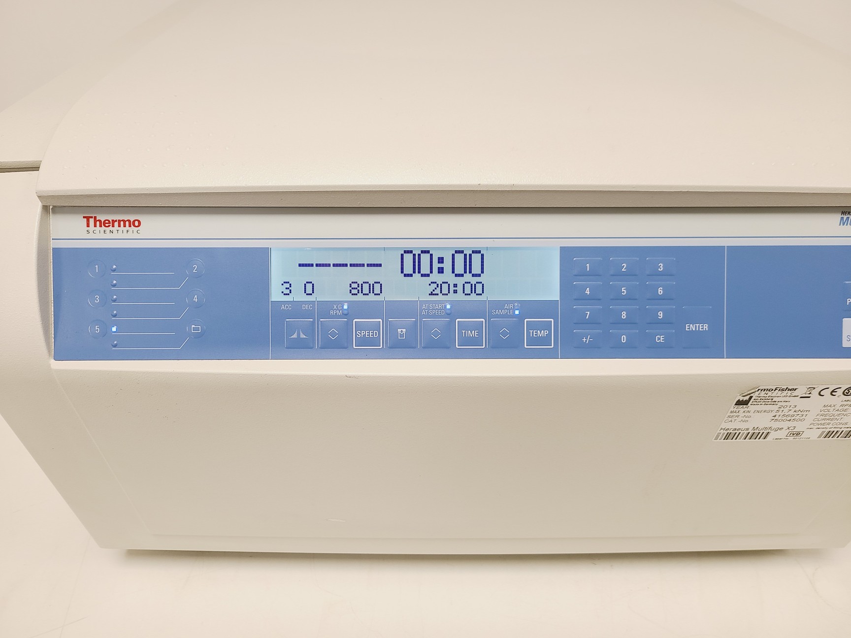 Image of Thermo Scientific Heraeus Multifuge X3 Centrifuge