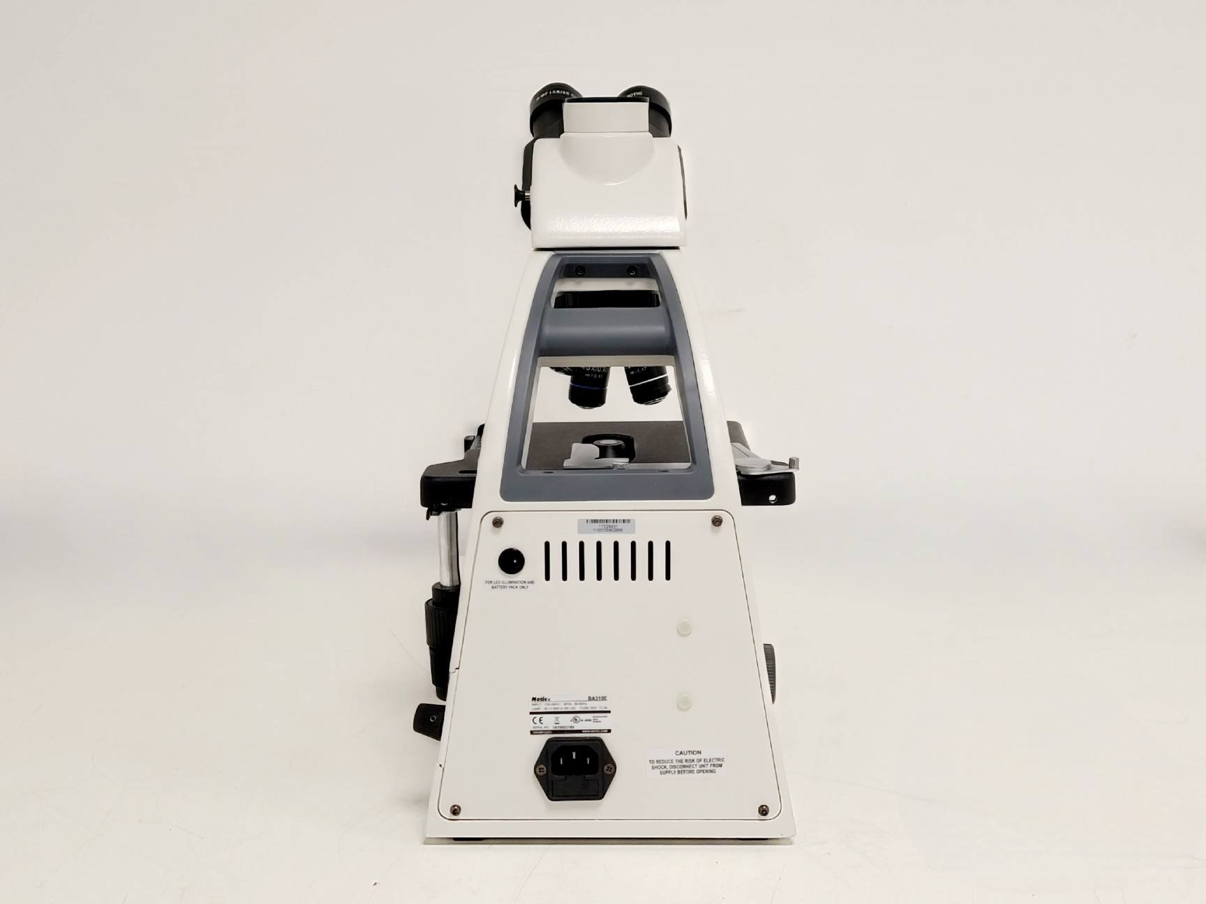 Image of Motic BA310E Inverted Light Microscope w/ 4 x Objectives 4,10,40,100x Lab