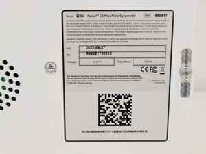 Thumbnail image of BD Accuri C6 Plus Flow Cytometer System w/ PC & Software Lab