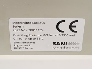 Thumbnail image of Sani Membranes Vibro-Lab 3500 and WT600 TFF System
