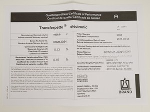Thumbnail image of BRAND Transferpette Electronic - Single Channel Pipette