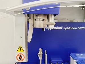 Thumbnail image of Eppendorf epMotion 5073 Liquid Handling System w/ Accessories and Consumables