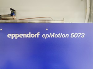 Thumbnail image of Eppendorf epMotion 5073 Liquid Handling System w/ Accessories and Consumables
