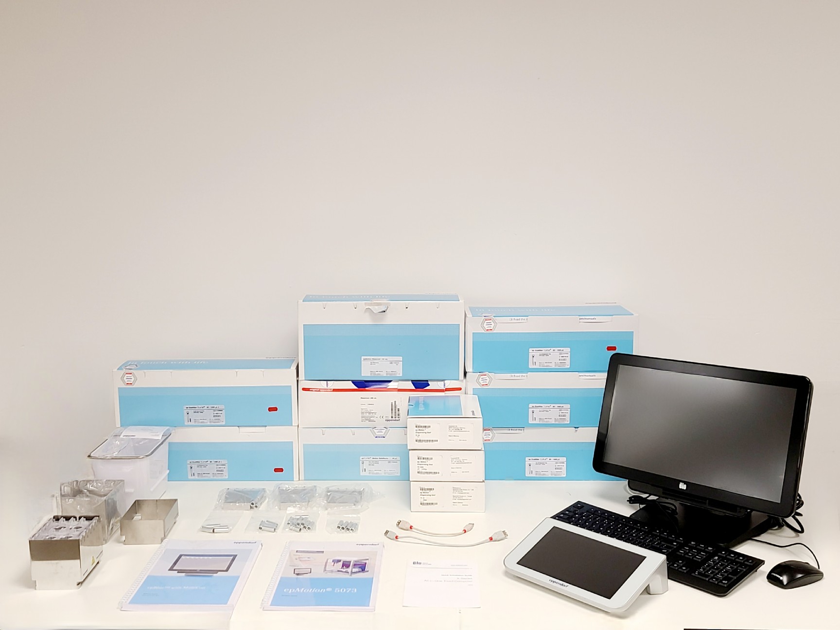 Image of Eppendorf epMotion 5073 Liquid Handling System w/ Accessories and Consumables