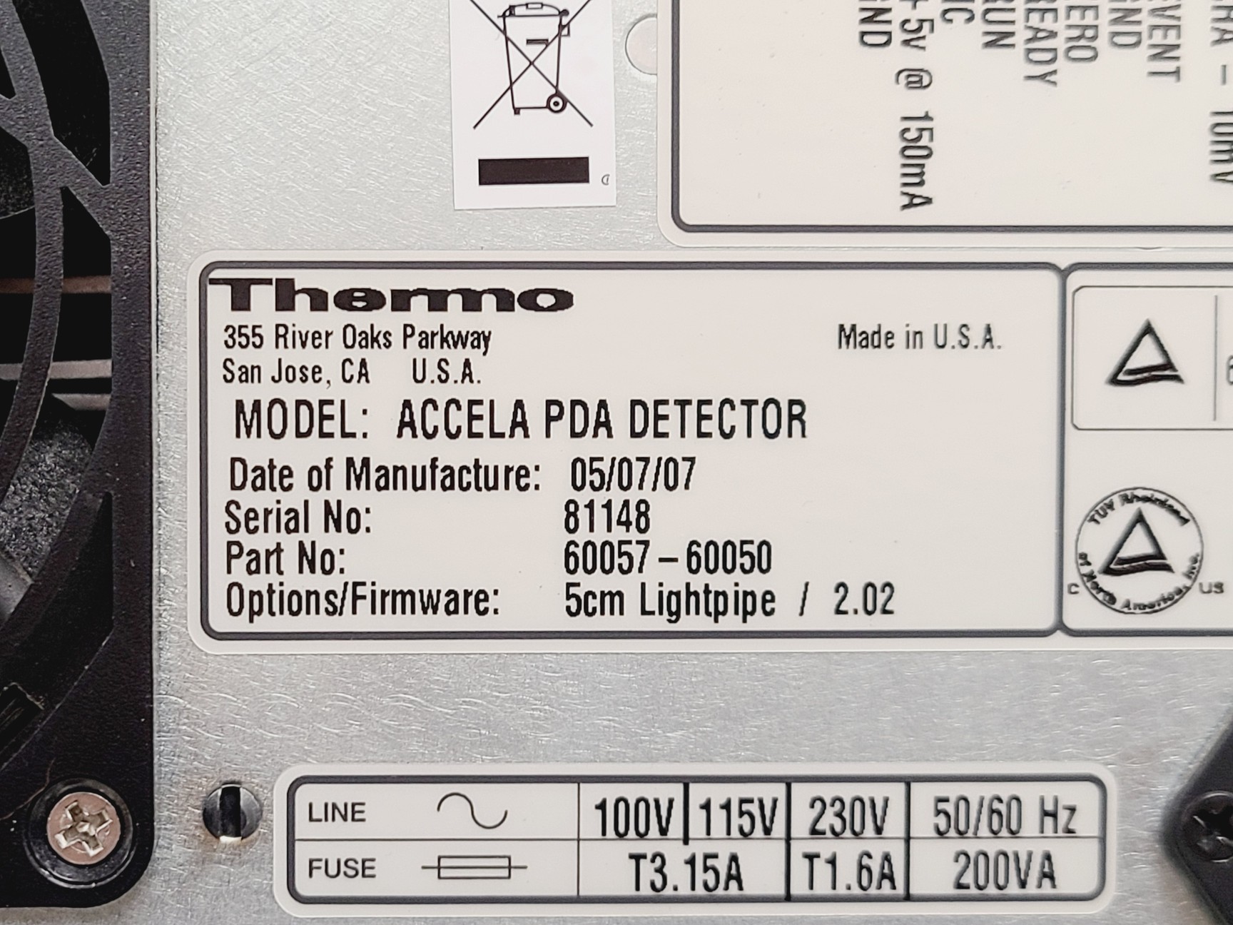 Image of Thermo Accela UHPLC-UV System