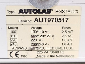 Thumbnail image of AUTOLAB Eco Chemie PGSTAT20 Potentiostat / Galvanostat
