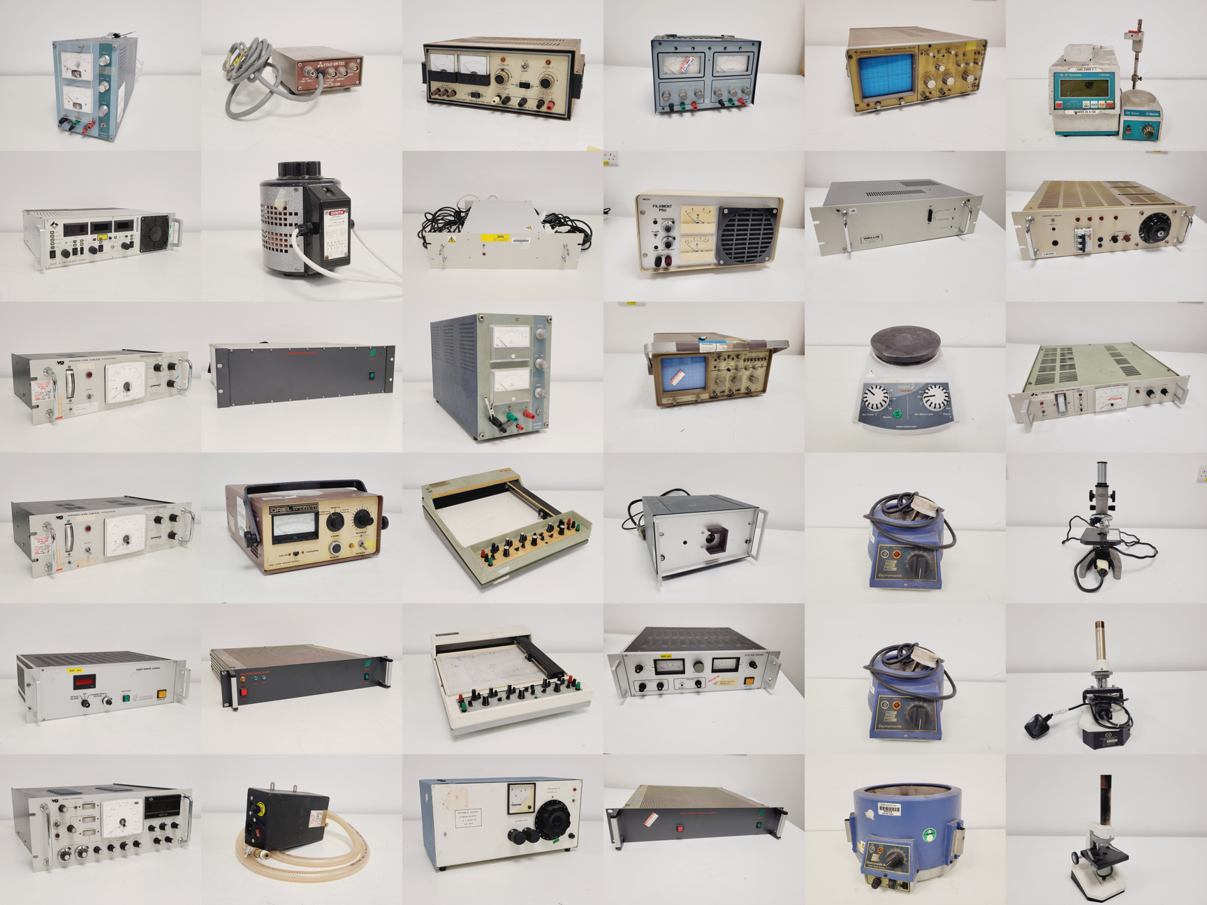 Image of Mixed Job Lot of Laboratory Equipment - Zenith, ORIEL, Pfeiffer, HP