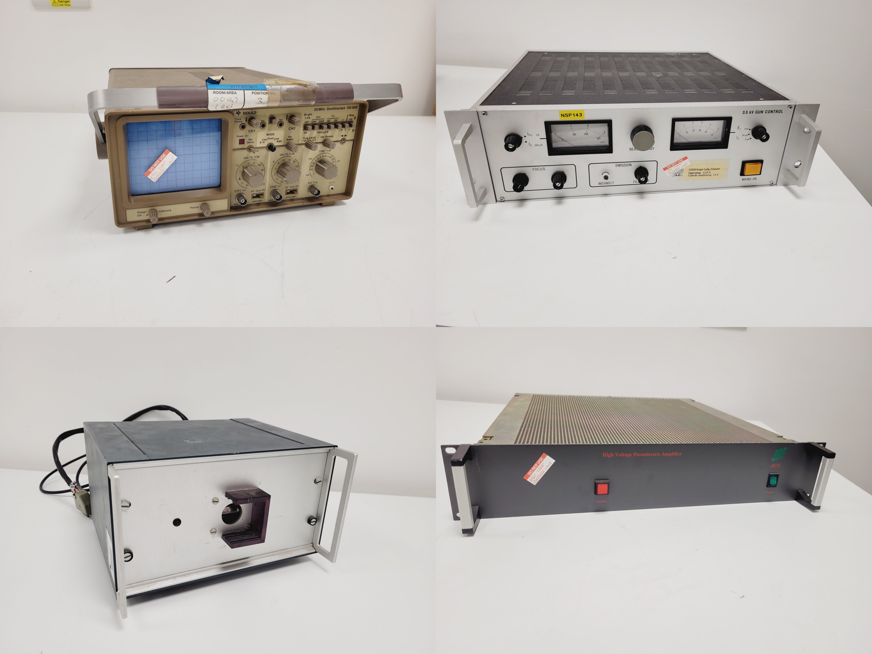 Image of Mixed Job Lot of Laboratory Equipment - Zenith, ORIEL, Pfeiffer, HP