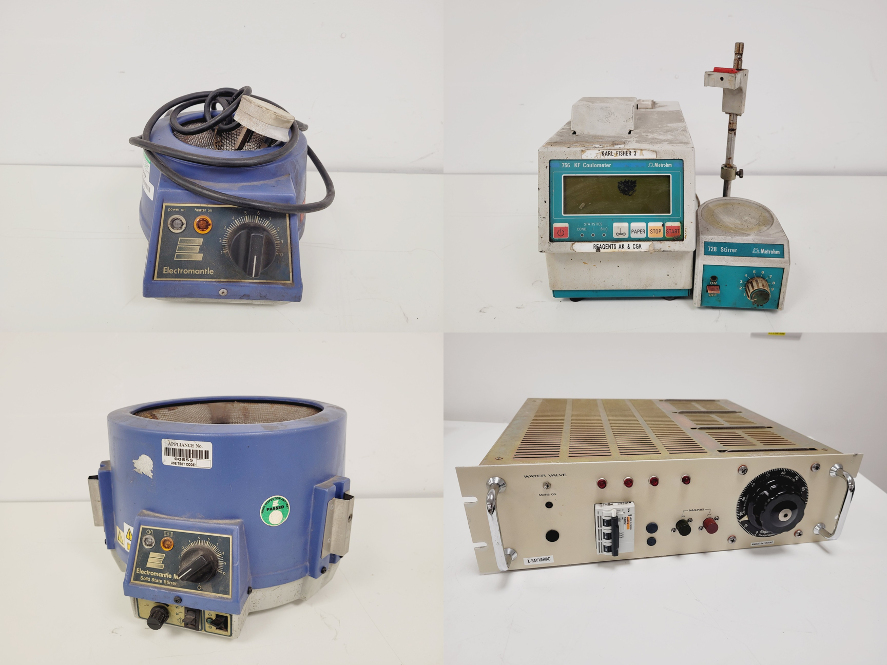 Image of Mixed Job Lot of Laboratory Equipment - Zenith, ORIEL, Pfeiffer, HP