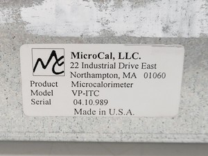 Thumbnail image of MicroCal VP-ITC MicroCalorimeter System W/ThermoVac and PC Lab