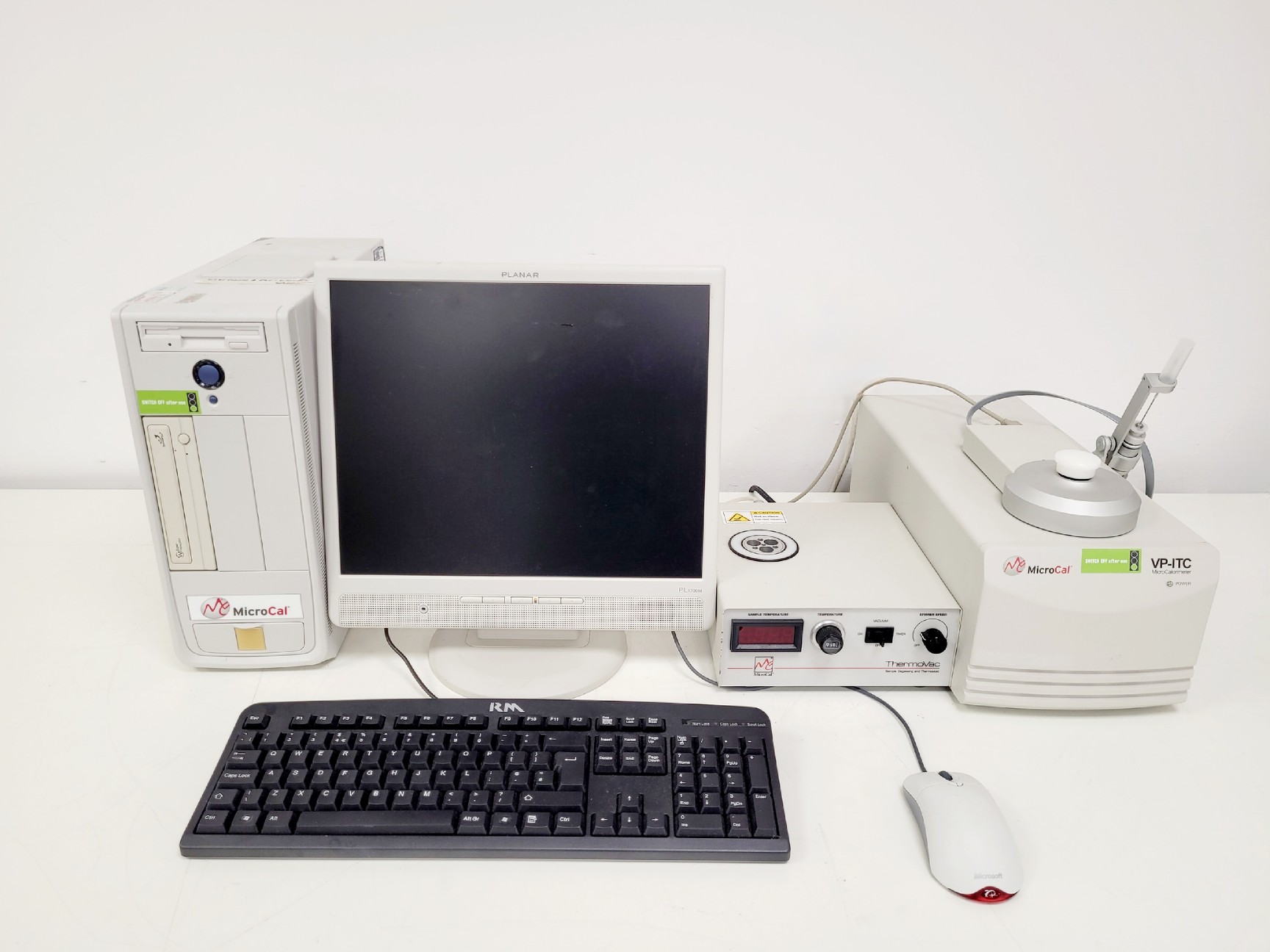 Image of MicroCal VP-ITC MicroCalorimeter System W/ThermoVac and PC Lab