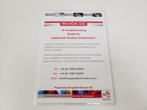 Thumbnail image of MicroCal VP-ITC MicroCalorimeter System W/ThermoVac and PC Lab