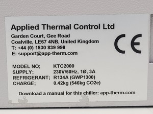 Thumbnail image of Applied Thermal Control KTC2000 Recirculating Chiller