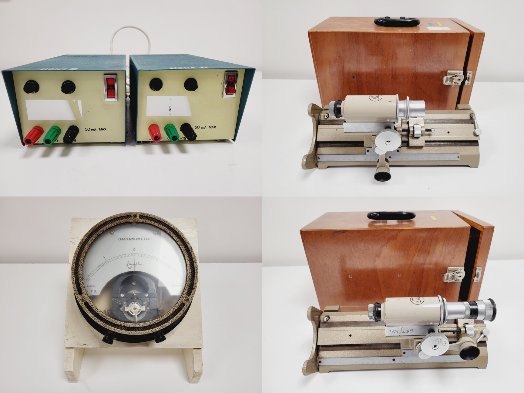 Image of Mixed Job Lot of Laboratory Equipment - Kodak, Vickers, Phillip, Olympus 