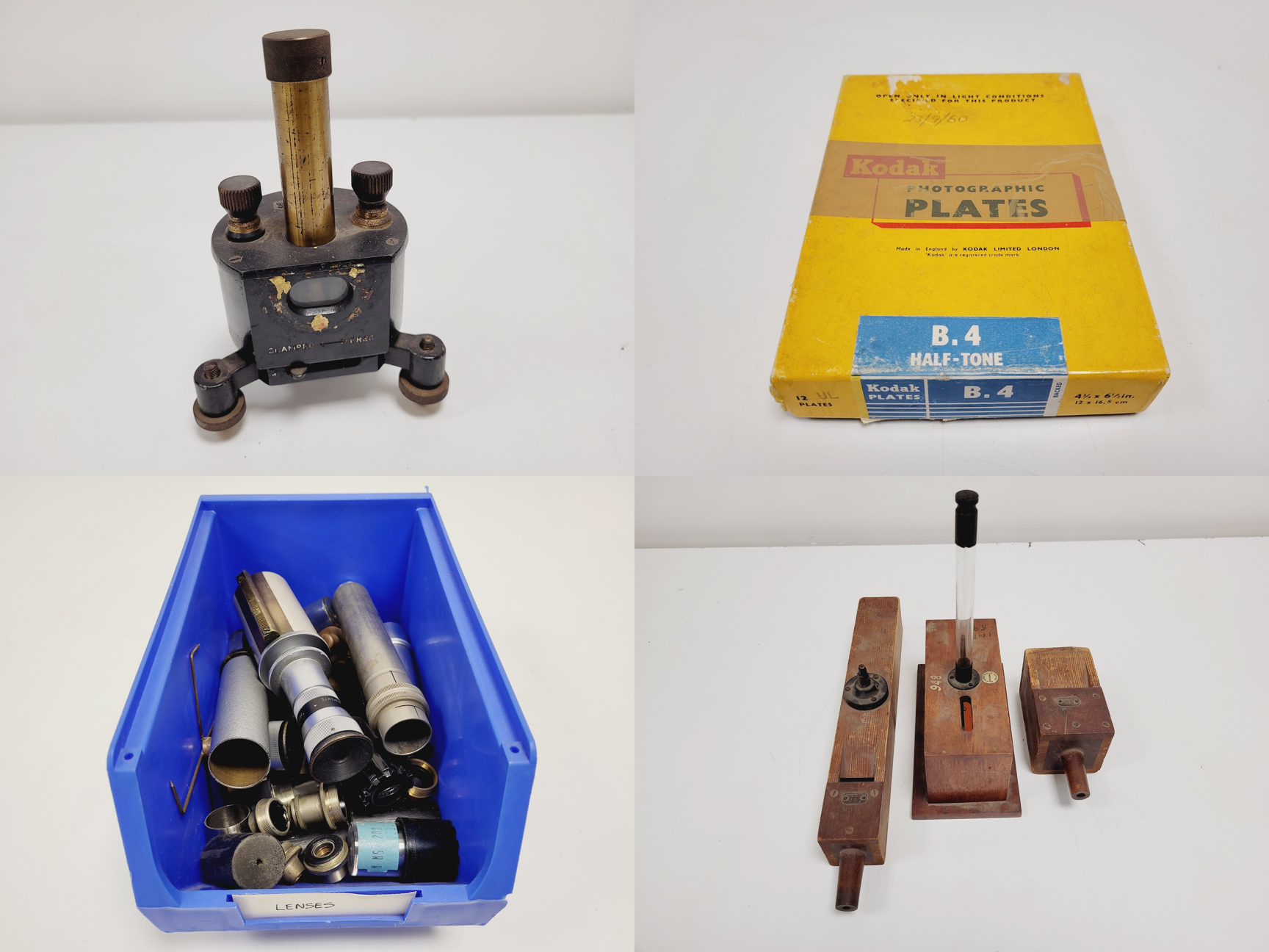 Image of Mixed Job Lot of Laboratory Equipment - Kodak, Vickers, Phillip, Olympus 