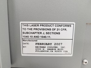 Thumbnail image of Beckman Coulter Cytomics FC 500