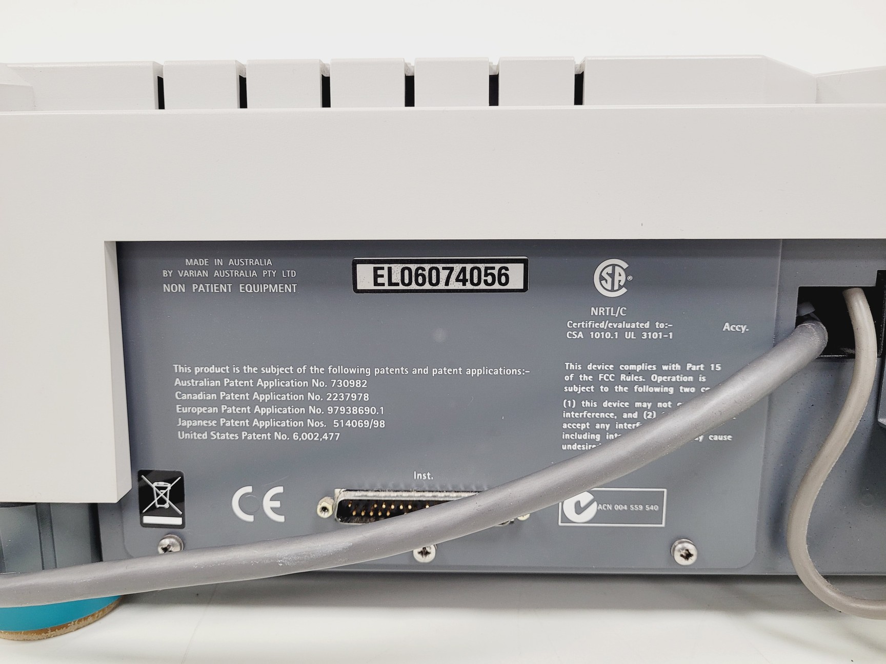 Image of Varian Bio 50 UV Visible Spectrophotometer w/ PC and software