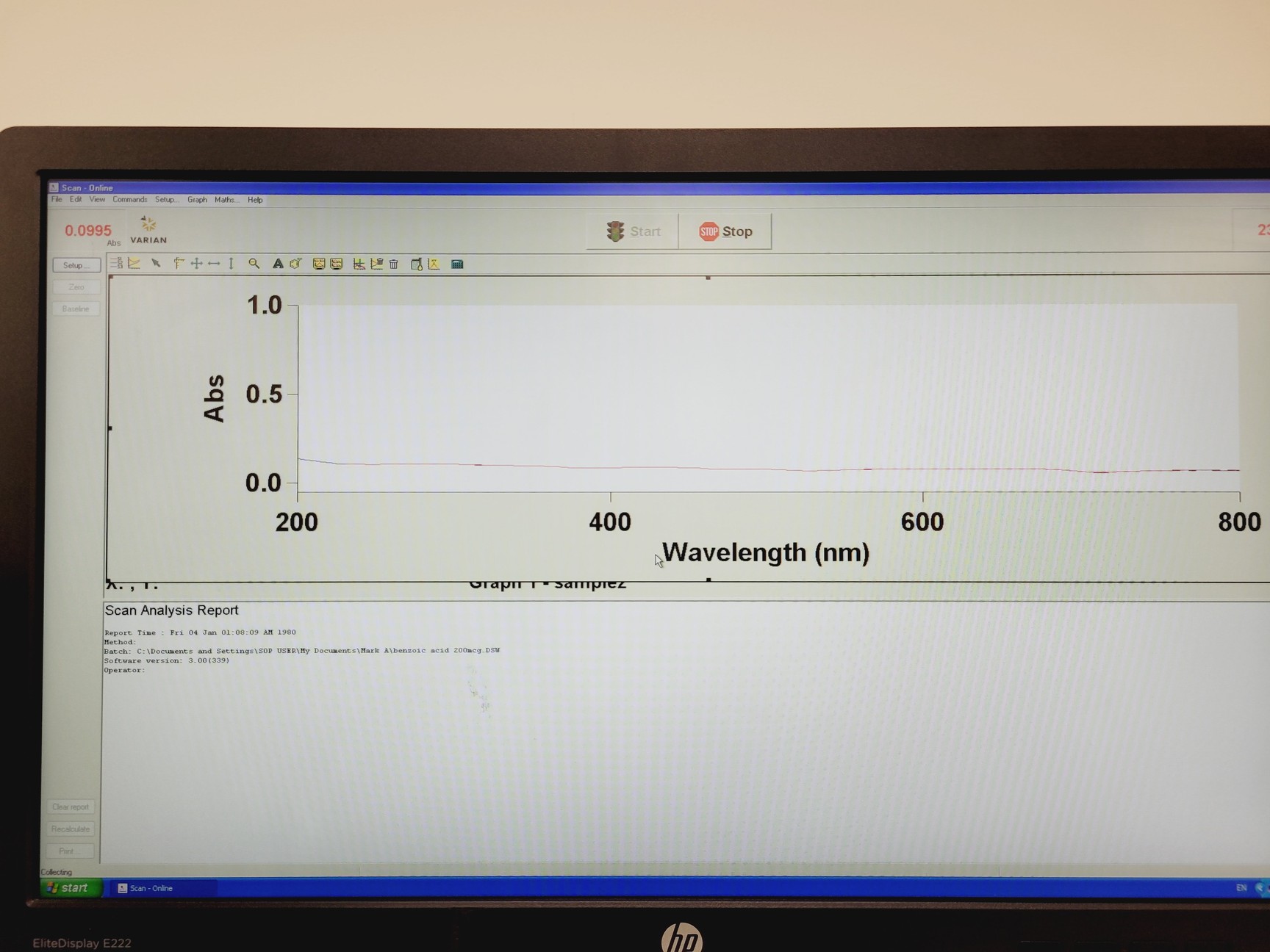 Image of Varian Bio 50 UV Visible Spectrophotometer w/ PC and software