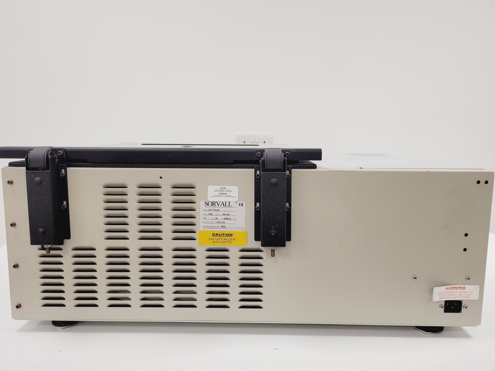 Image of Sorvall RT 7 Plus Refrigerated Centrifuge w/ RTH-250 Rotor Spares/Repair Lab