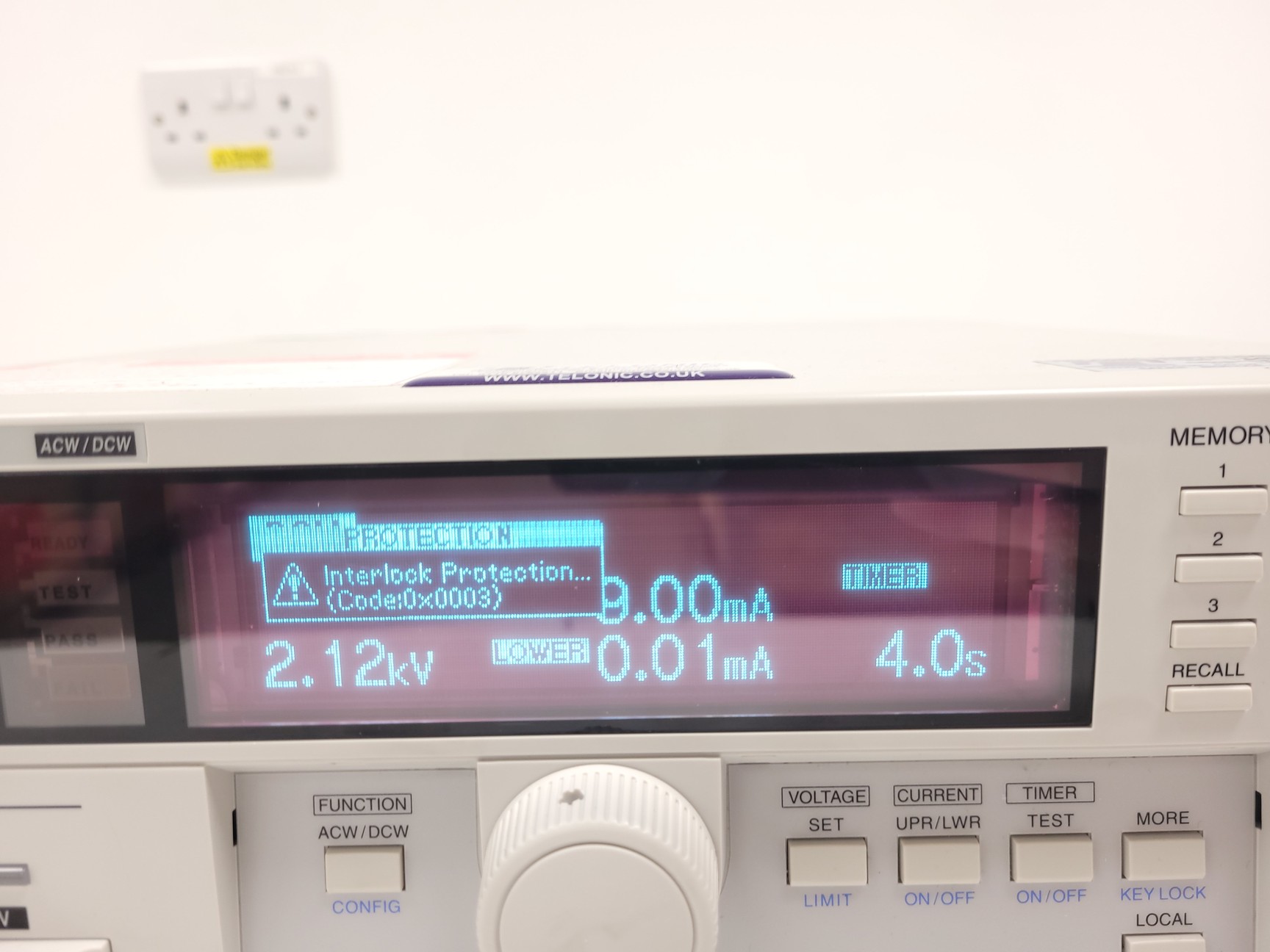 Image of Kikusui TOS5301 Withstanding Voltage Tester 5kV AC 6kV DC Hipot