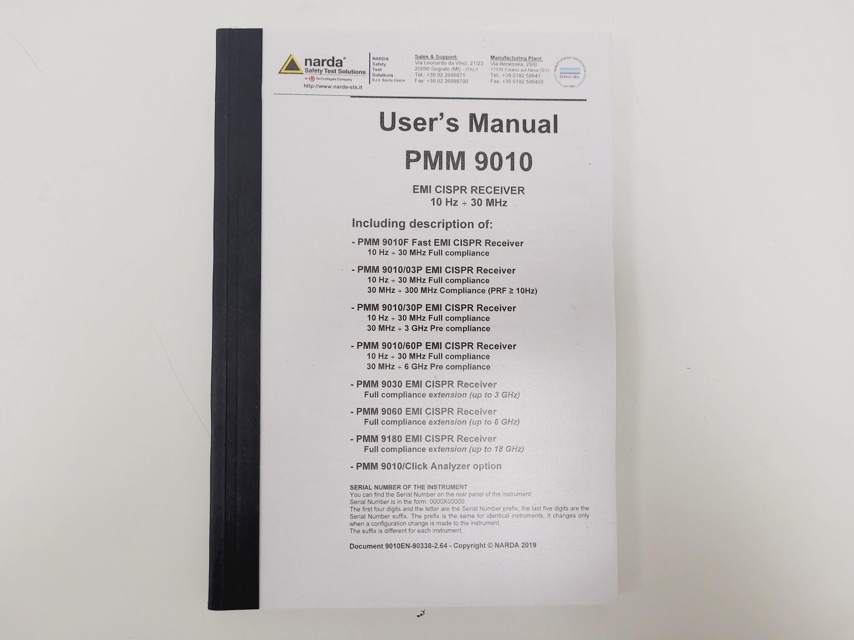 Image of PMM 9010F Fast EMI Receiver & Analyzer 10 Hz – 18 GHz