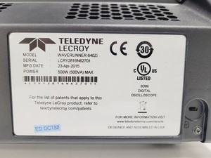 Thumbnail image of Teledyne Lecroy Wave Runner 640Zi, 4GHz Oscilloscope 40GS w/ PP022-1 & PP022-2