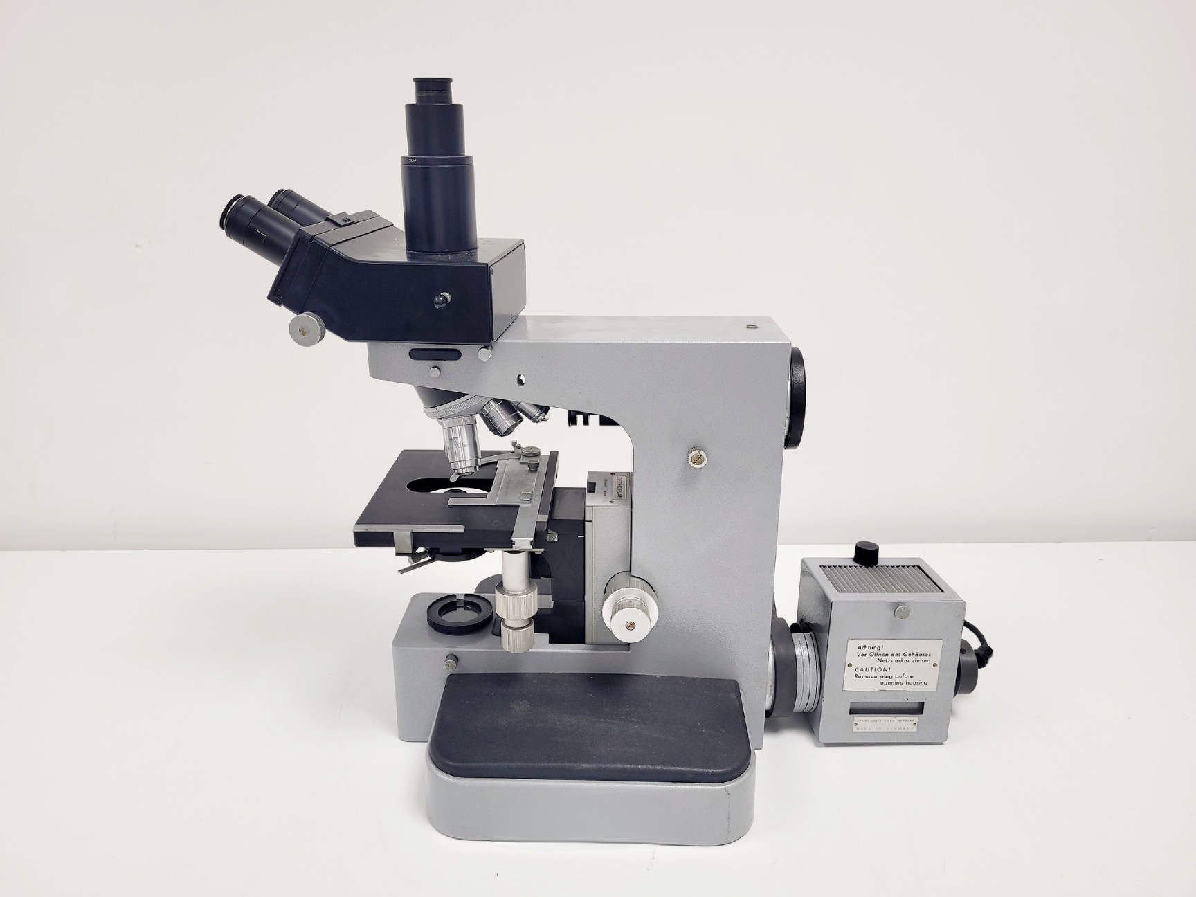 Image of Leitz Wetzlar Orthoplan Compound Microscope