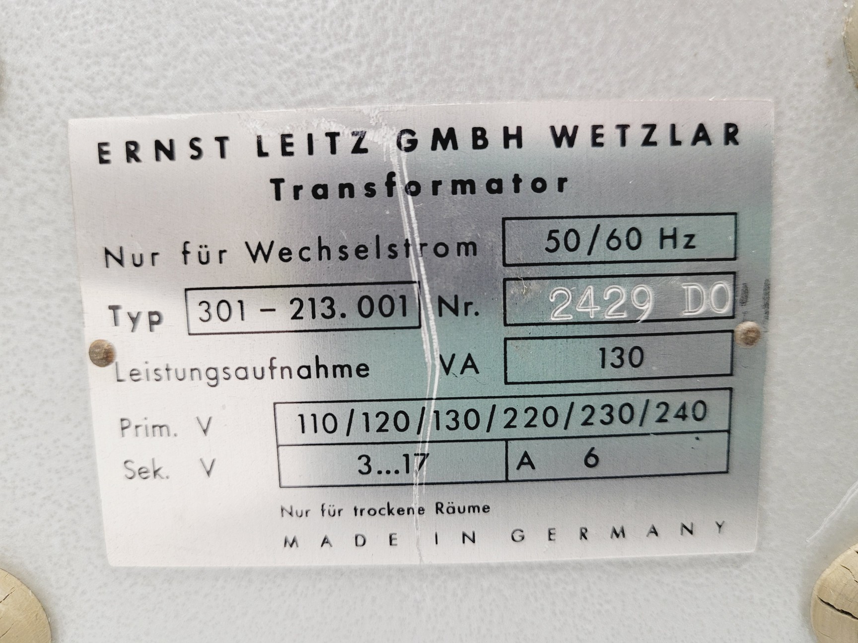 Image of Leitz Wetzlar Orthoplan Compound Microscope