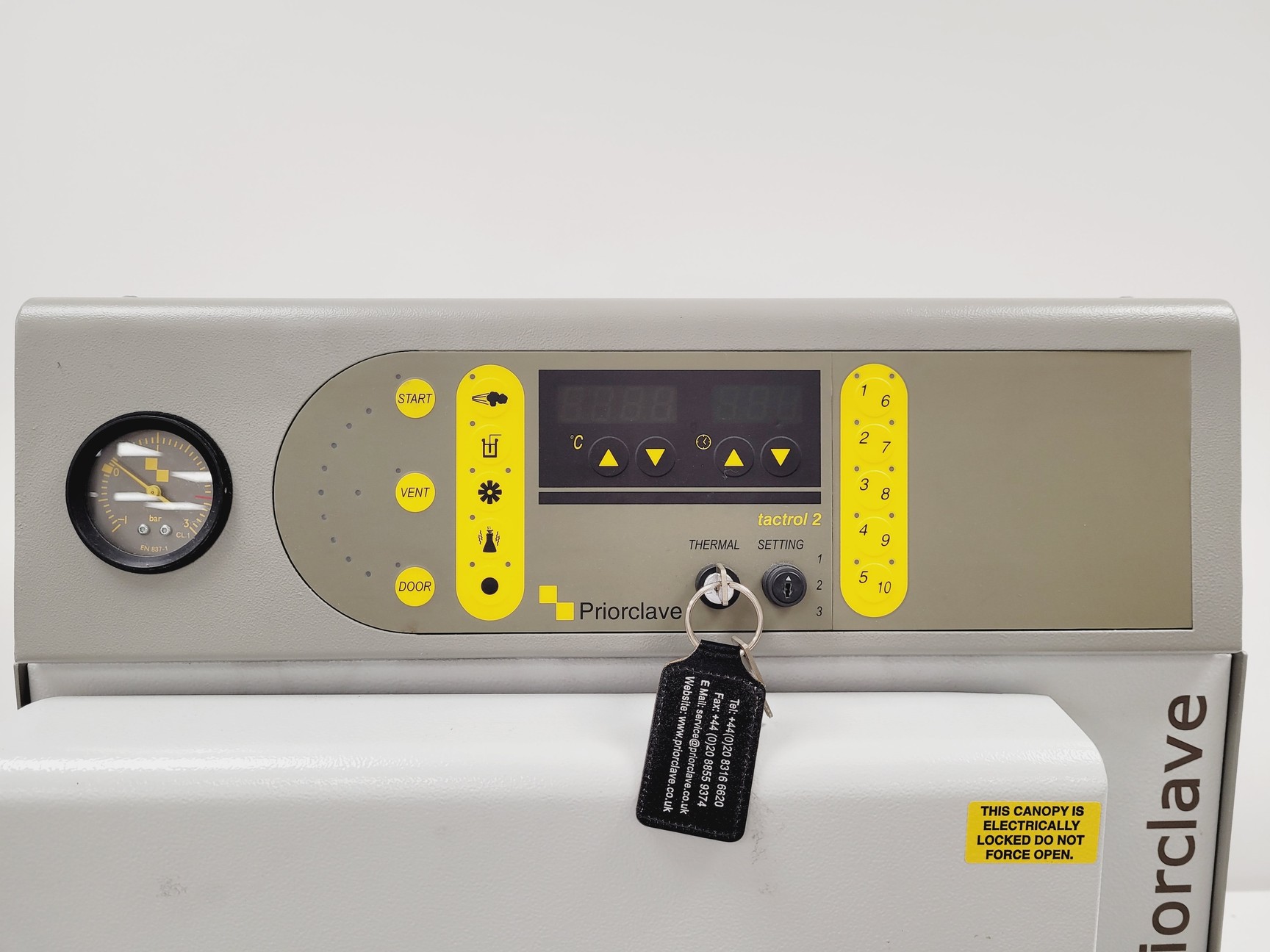 Image of Priorclave PS/MID/C40 Benchtop Autoclave Spares/Repair 