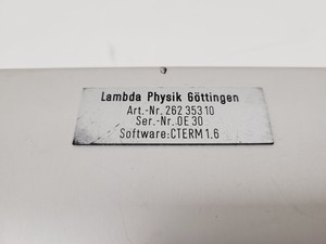 Thumbnail image of Lambda Physik Lasertechnik Compex 102 Class 4 Laser 12w Wavelength 157-800 nm