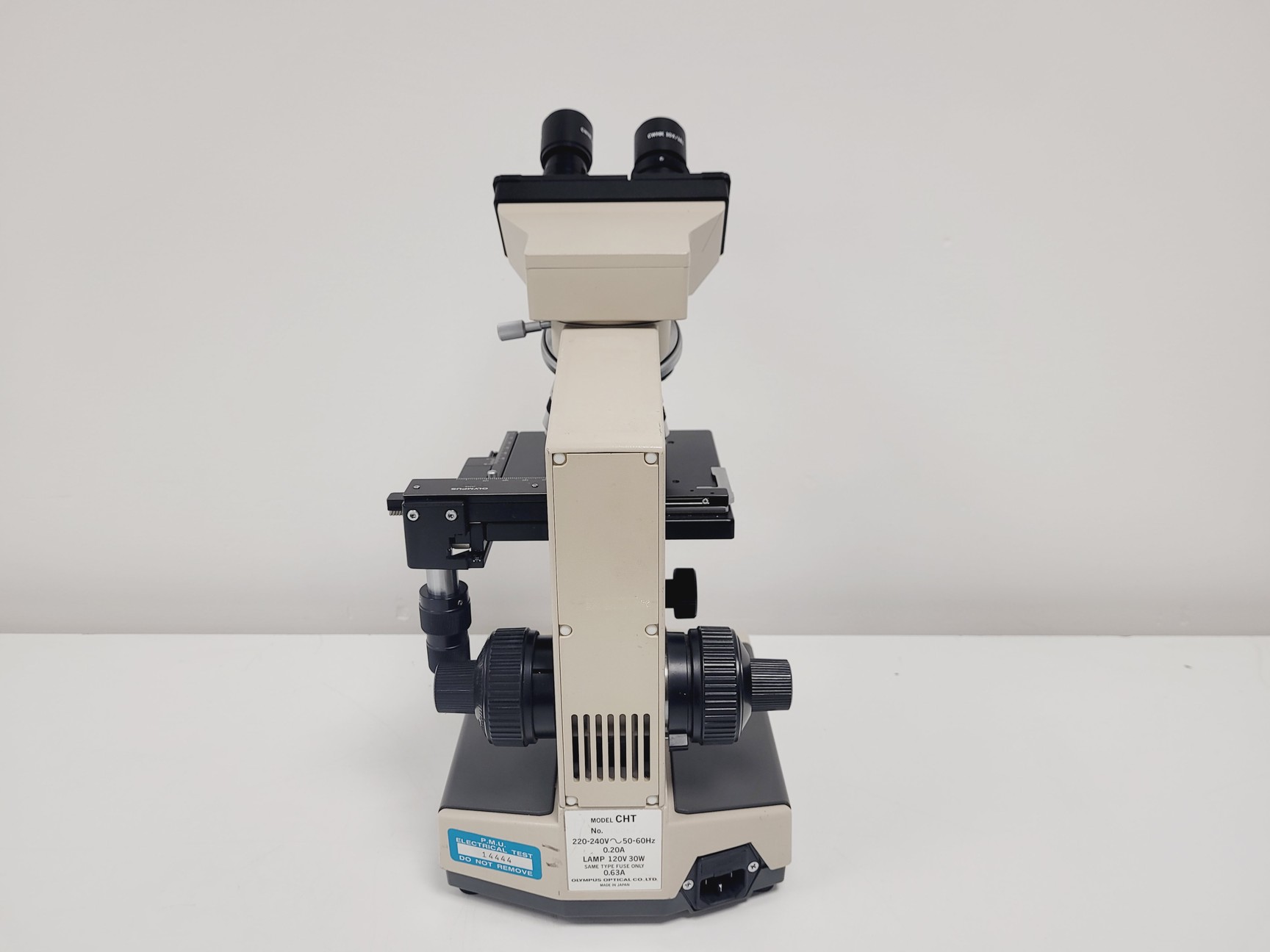 Image of Olympus CH-2 Compound Microscope with 4 x Objectives 4 10 20 40x Lab