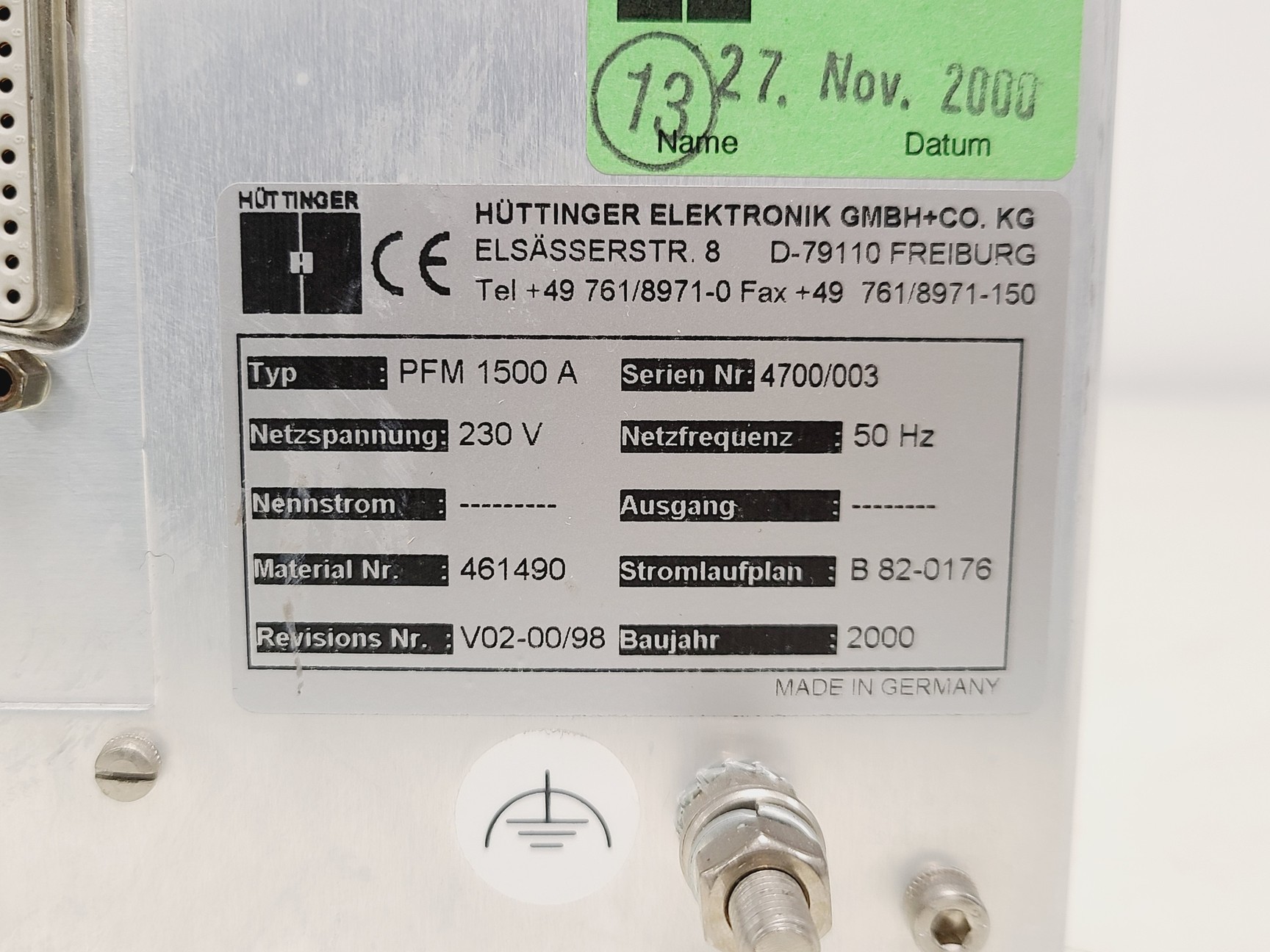 Image of RF System w/ Hüttinger PFG 600 and PFM 1500A + SVT Associates RF Plasma Source