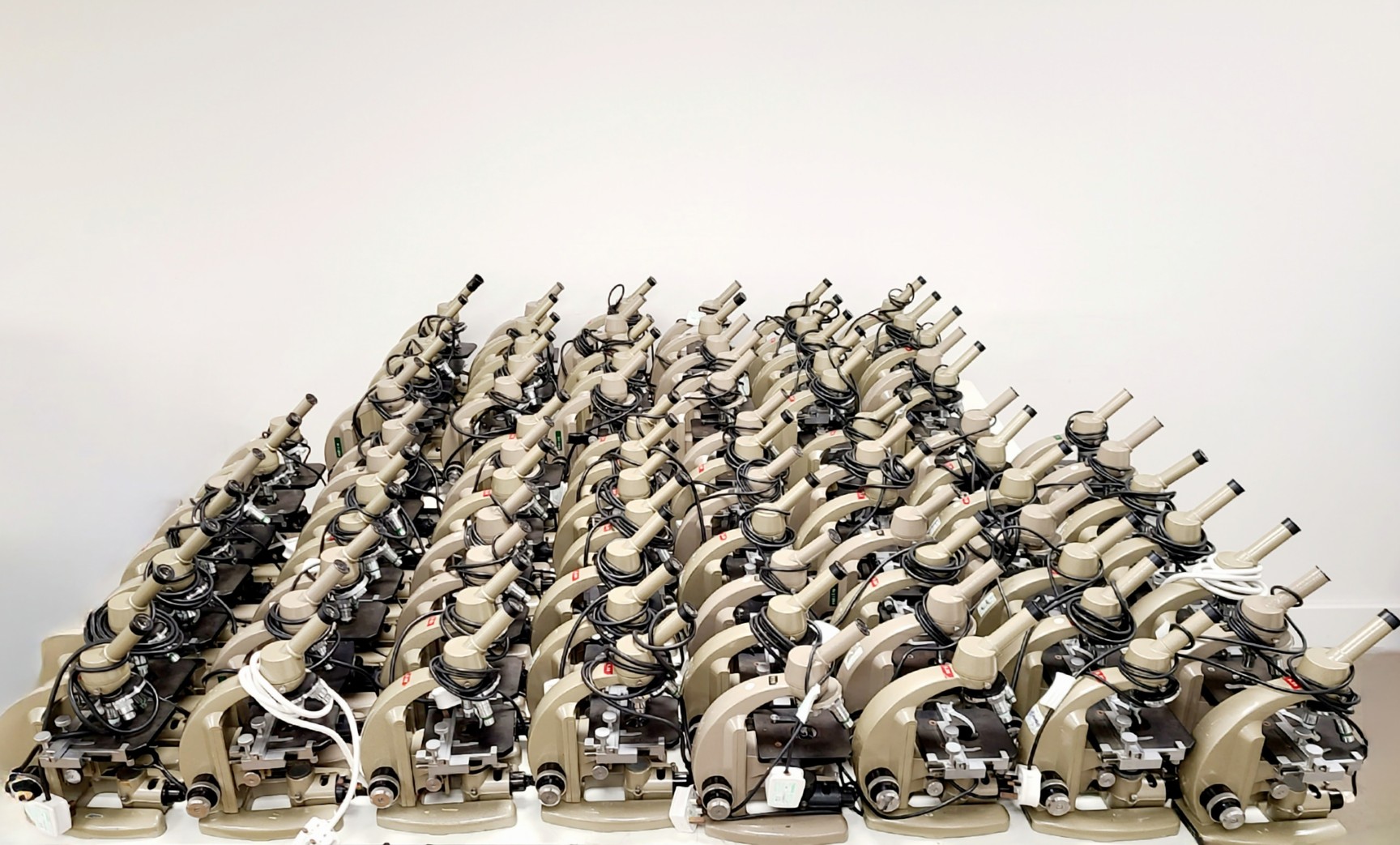 Image of 86 x Vickers Instruments M14/2 Monocular Compound Microscopes Job Lot Lab