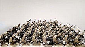 Thumbnail image of 86 x Vickers Instruments M14/2 Monocular Compound Microscopes Job Lot Lab