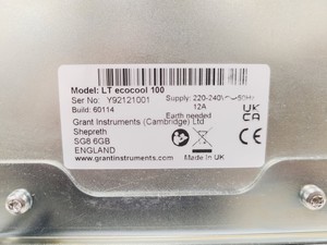 Thumbnail image of Grant LT EcoCool 100 Recirculating Chiller Lab
