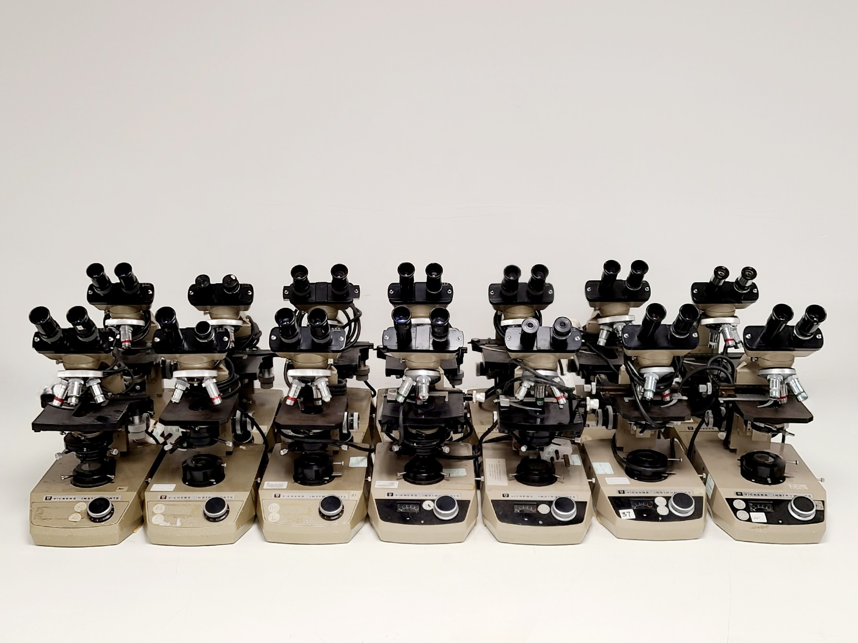 Image of 14 x Vickers Instruments Binocular Microscope 877813 Job Lot Lab