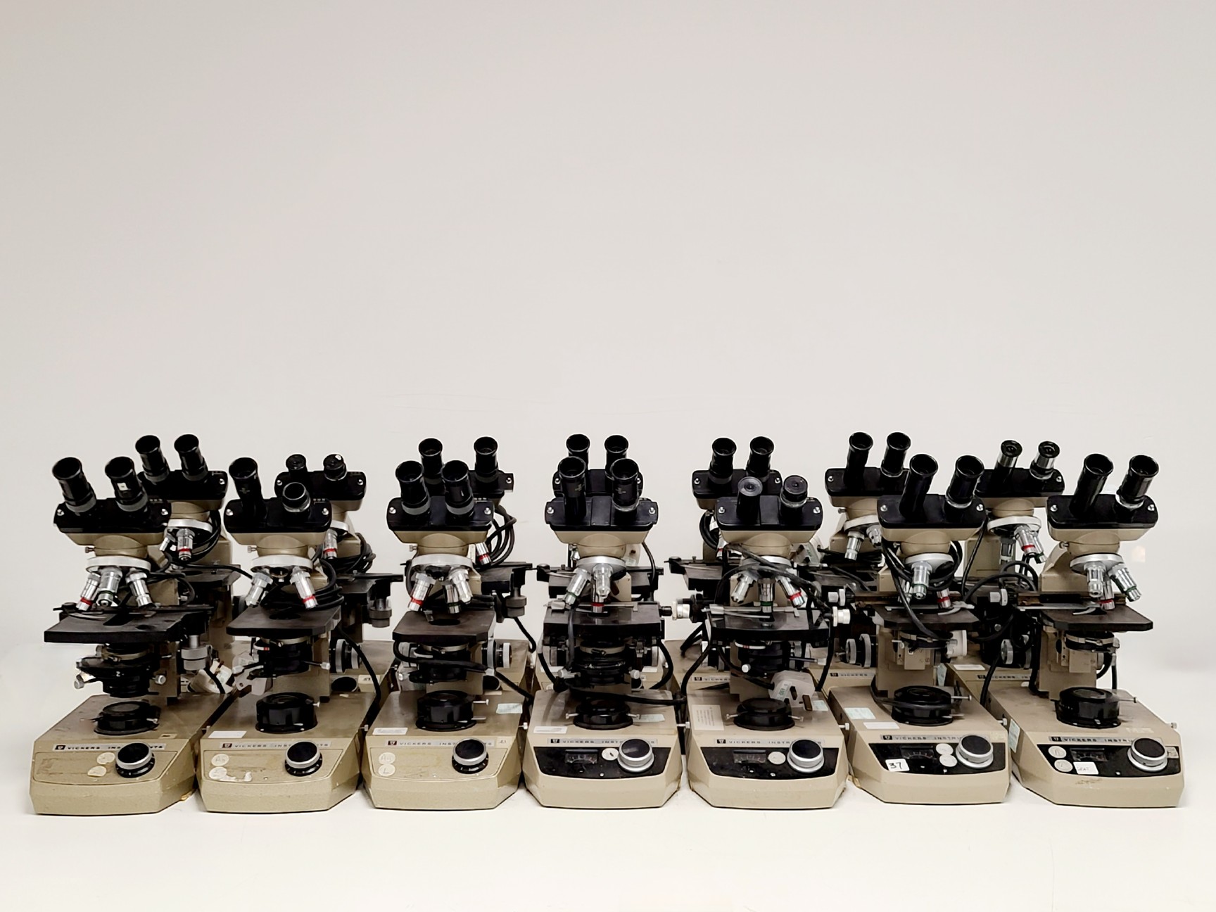 Image of 14 x Vickers Instruments Binocular Microscope 877813 Job Lot Lab