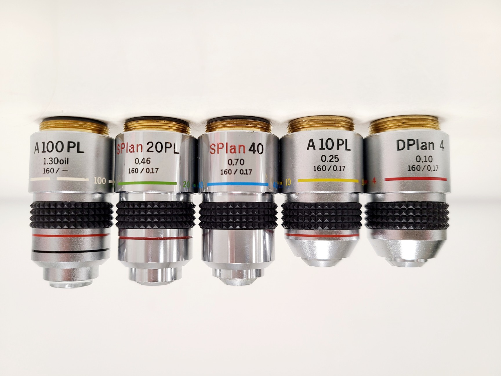 Image of Olympus BH-2 Compound Microscope w/ 5x Objectives DPlan SPlan A10PL Lab